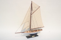 Modelo de Velero Defender, Hecho a Mano en Madera, Decoración Coleccionable Personalizada con Temática Oceánica, Ciudad de Ho Chi Minh, Gia