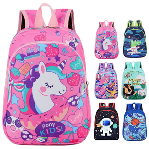 2026 Trending Cartoon Unicorn Kids School Backpack Girls Cute Print Lightweight <b>Waterproof</b> Primary Schoolbag Wholesale - Product Image 2