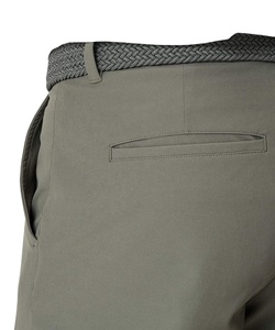 Men's Olive Green Golf <b>Pants</b> Solid Color Breathable Knitted <b>Spandex</b>/Nylon Casual Fit Elastic Waist Closure Quick Dry Four-Way - Product Image 5