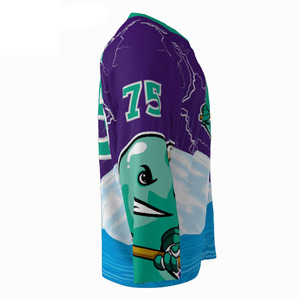 Vêtements de hockey sur glace avec logo personnalisé, manteau long, maillots de hockey avec design spécifique pour plusieurs équipements disponibles - Product Image 3