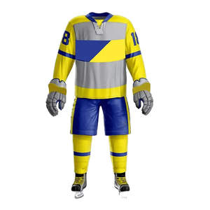 Nuevo Conjunto de Uniforme de Hockey sobre Hielo Hecho a Mano, Venta Especial, Fabricante OEM, Jersey y Pantalones para Equipo - Product Image 5