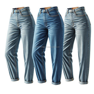 Nouveau tissu jeans compétitif de haute qualité tissu denim coupe ajustée conception personnalisée jean denim pantalon pour femmes du Bangladesh - Product Image 5