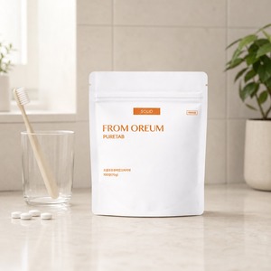 [FROM OREUM] Recharge de dentifrice solide pour les voyages personnels, les soins bucco-dentaires et le brossage quotidien – Format voyage - Product Image 1