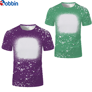T-shirt décontracté en polyester pour homme, le plus vendu, personnalisable, avec impression effet délavé, sublimation, t-shirt vierge - Product Image 5
