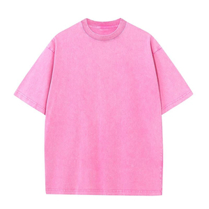 Camiseta Vintage para Hombre con Lavado Ácido, Diseño Gráfico Personalizado, 100% Algodón de Alto Gramaje (300 gr), Estilo Oversize, Ropa Tejida Vintage al por Mayor - Product Image 3