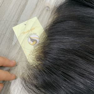 Cheveux vietnamiens bruts 6x6 HD Closure Straight Loose Deep Wave Lot de mèches noires de jais à double tirage Extensions de trame - Product Image 5