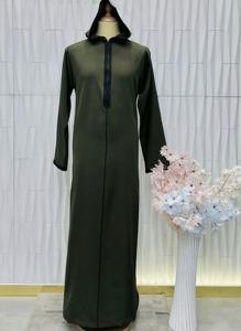 Vente flash : Kandora arabe traditionnelle en coton premium, ample, à manches longues, vêtements islamiques pour la prière, occasions Ramadan et Eid - Product Image 6
