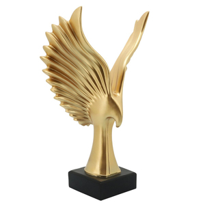 Sculpture Phoenix Style Handmade Brass Aluminum Sculptures Abstract Decoration <b>bar</b> Figurines Figurine Figurines Sculpture - Product Image 1