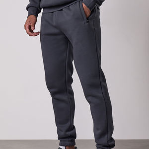 Conjunto Deportivo Informal para Hombre, Color Gris Oscuro, con Capucha, Manga Larga, 100% Algodón, Peso Medio, para Otoño - Product Image 2