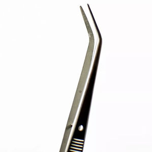 Stainless Steel Ophthalmic Straight & Curved Eyelash Extension Tweezers with Pointed Tip Surgical <b>Instrument</b> By Grip Surgical - Product Image 4