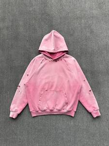 Sudadera con Capucha de Invierno para Mujer de Alta Calidad, Lavado Ácido, 100% Algodón, Color y Talla Personalizables, Superventas, Servicio OEM - Product Image 1