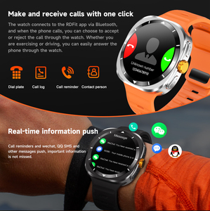 Smartwatch F7 Ultra con Controllo Salute 24/7, Bussola, Batteria Grande da 300mAh, GPS e Notifiche in Tempo Reale per Avventure all'Aperto ed Escursionismo - Product Image 5