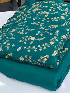 Luxury Heavyweight Embroidered <b>Sequin</b> Fabric Wave Design Mesh Lace <b>Material</b> for Evening Gown Wedding Dress Couture Apparel - Product Image 4