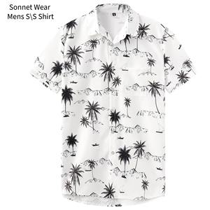 Camisa de Playa para Hombre, Manga Corta, Informal, Ropa de Verano - Product Image 3