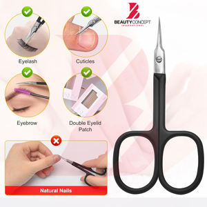 Tijeras para Cutículas de Acero Inoxidable con Punta Puntiaguda y Mango Negro, de Alta Calidad para Salón, con Cuchillas Afiladas - Product Image 4