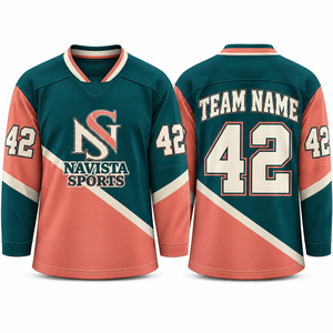 Maillot de hockey sur glace professionnel personnalisé – Tenue de joueur sur mesure, vêtements de hockey athlétiques, équipement sportif d'équipe personnalisé, respirant et performant - Product Image 2