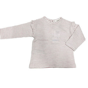 Camiseta de Manga Larga para Niñas, de Algodón de Calidad Excepcional, Cuello Redondo, a la Moda, Disponible en Grandes Cantidades - Product Image 1