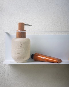 Estante de Baño de Acero Inoxidable, Montado en la Pared, de 2 Niveles, Rectangular, Metal Pulido, Diseño Minimalista, Impermeable - Product Image 6