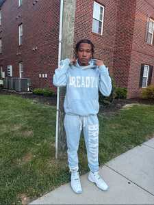 Conjunto de pantalones de chándal y Sudadera con capucha en blanco de alta calidad de forro polar de algodón personalizado conjunto completo de Sudadera con capucha unisex chándal para correr para hombre - Product Image 2