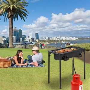 Ad alta potenza 105000 BTU propano fornello a Gas portatile da campeggio all'aperto per il cortile BBQ bruciatore pesante per Patio giardino - Product Image 3