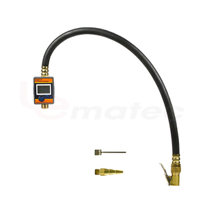 LEMATEC Digital <b>Tire</b> Inflator with Dial <b>Gauge</b> ABS Material 1/4" Air Inlet 18 CFM Air Flow for Precise Inflation Taiwan Made - Product Image 3