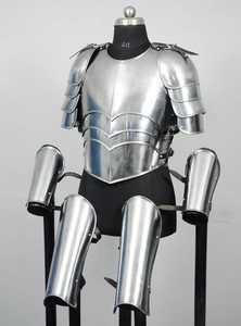 Ensemble d'armure médiévale en acier inoxydable : Plastron, protège-épaules, protège-bras, protection intégrale du corps, costume de guerrier - Product Image 5