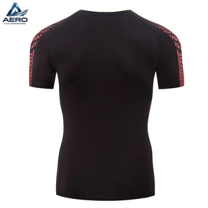 เสื้อยืดแขนสั้นคุณภาพดี วัสดุเยี่ยม ระบายอากาศได้ดี ซับเหงื่อ เหมาะสำหรับออกกำลังกายสำหรับผู้ชาย - Product Image 2