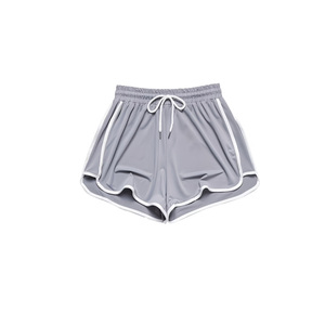 Shorts de jogging à haute élasticité, adaptés à la salle de sport, à la course à pied et à un usage décontracté, légers, avec cordon de serrage, shorts athlétiques pour femmes - Product Image 3