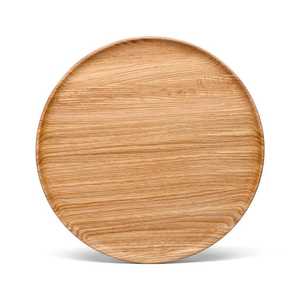 Eco-Friendly Handmade Modern Polished Round Wood Pizza <b>Plate</b> Serving Tray with Customized Pattern for Business Gift Food Prep - Product Image 4