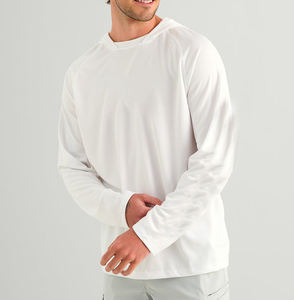 เสื้อฮู้ดดี้ตกปลาสำหรับฤดูหนาว ไซส์พลัส ผลิตจากโพลีเอสเตอร์รีไซเคิลแบบสั่งทำพิเศษ ระบายอากาศได้ดี แห้งเร็ว น้ำหนักเบา มีโลโก้ด้านหน้า แขนยาว - Product Image 2