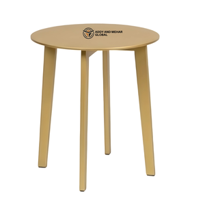 Modern Round Iron Metal <b>Stool</b> with Minimalist Design Durable Powder Coated Steel <b>Stool</b> for Home Cafe & Commercial Use - Product Image 1