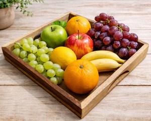 Bandeja de Servir Rústica de Madera Hecha a Mano con Asas para Té, Café, Desayuno, Decoración del Hogar, Regalo - Product Image 6