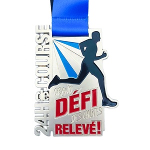 OEM Friendly <b>Silver</b> Plated Zinc Alloy Metal Sports Souvenir Medal, Marktex - Product Image 3