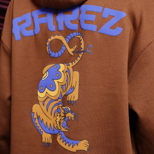 Sudadera con Capucha Oversize para Hombre, Color Sólido, Forro Polar de Algodón, Estilo Casual Otoñal, Corte Regular, Diseño con Bolsillos, Transpirable - Product Image 5