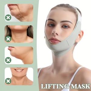 Produits de dropshipping 2026 : Bandeau de lifting facial réglable et réutilisable pour amincissement du visage, Masque de beauté, Agent de dropshipping - Product Image 2