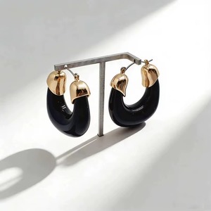 Pendientes de Resina Hechos a Mano, Forma Personalizada, Acabado de Alto Brillo, Pendientes de Resina - Product Image 5