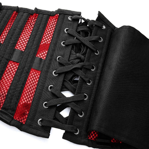 OEM Service New Style Women Mesh Corset High Quality Eco-Friendly Firm Control Solid Color for Adult Waist Cinchers Hook-and-Eye - Product Image 5