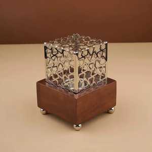 New Ramadan Gift Item Wood Bakhoor Eco-Friendly Durable Incense <b>Burner</b> Antique Indian Handmade Religious Home Incense Holder - Product Image 3