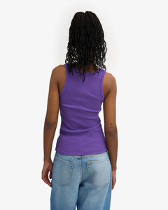 Personalized Custom Wholesale Women Sleeveless Bamboo <b>Racerback</b> <b>Tank</b> <b>Top</b> Crew Neck Spandex Fitted Casual Basic Seamless - Product Image 4
