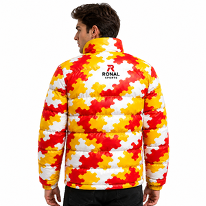 Veste matelassée pour homme de haute qualité, à manches régulières, pour l'hiver, style décontracté, mode, extérieur, toile, séchage rapide, respirante, style streetwear, personnalisable - Product Image 4