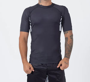 Rashguard respirant personnalisé en Spandex/Nylon à manches courtes pour MMA, Boxe, Muay Thai, Shorts de Kickboxing - Product Image 1