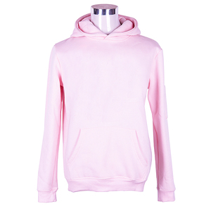 เสื้อฮู้ดสีชมพูแบบยูนิเซ็กซ์ ทรงปกติ ผ้าฟลีซสีพื้น 100% ผ้าฝ้าย สวมใส่สบาย เหมาะสำหรับฤดูใบไม้ร่วง - Product Image 4