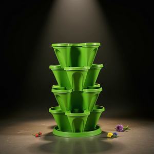 Meilleures ventes de pots de fleurs en triangle Jardinières économiques pour l'entretien des fraises - Product Image 1