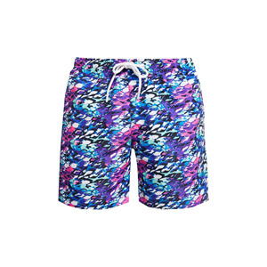 กางเกงขาสั้นชายหาดลำลองสำหรับผู้ชาย โพลีเอสเตอร์ 100% แห้งเร็ว กันน้ำ มีเชือกผูกเอว มีกระเป๋า เหมาะสำหรับเล่นเซิร์ฟ ว่ายน้ำ กีฬาทางน้ำ - Product Image 4