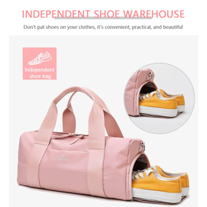 Fashion Waterproof High Quality Nylon Foldable Women's Children's Travel Bag Portable Outdoor Letter Print Sports Style Zipper - Product Image 4