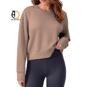 Sudadera Ligera de Felpa para Mujer, Estilo Crop Top - Product Image 4