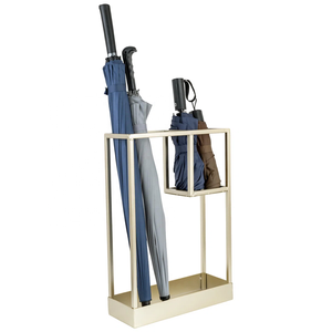 Metal dorado venta al por mayor hierro puerta paraguas soporte y almacenamiento cubo estante hogar Oficina decoración Metal artesanía Venta Directa - Product Image 2