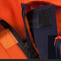 Combinaison de sécurité imperméable de qualité supérieure pour les environnements industriels, de construction et de fabrication, tissu en polyester durable