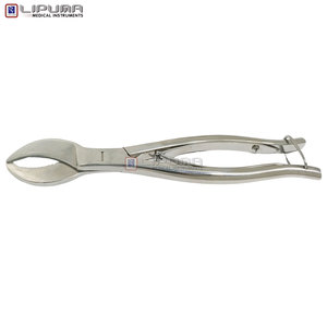 Ciseaux de coupe de plâtre robustes à ressort et verrouillage, 20 cm, en acier inoxydable, pour laboratoire dentaire et plâtre dur - Product Image 6