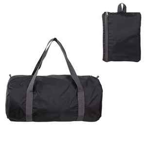 Sac de sport pliable en polyester léger et résistant à l'eau, avec fermeture éclair, style vintage, pour l'exercice, le fitness, les voyages et les week-ends - Product Image 2